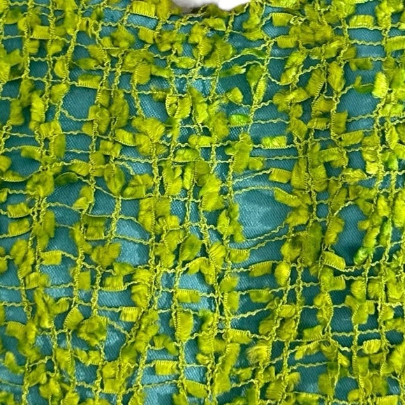 Cute Bright green and blue shoulder bag - Picture 5 of 5